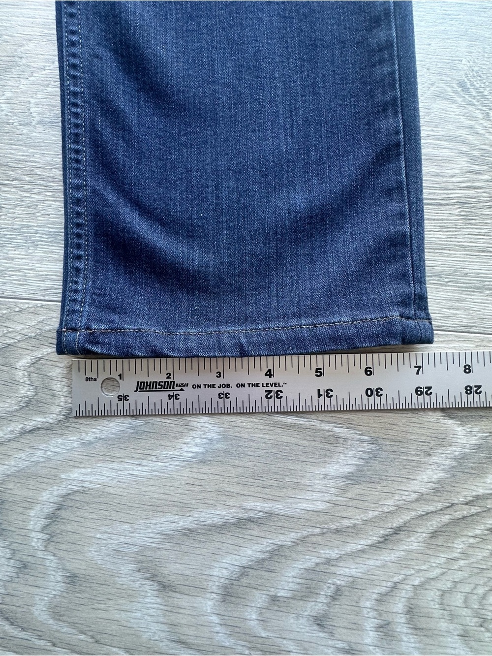 PAIGE Federal Slim Straight Jeans 33x30 Dark Wash Stretch Denim Made in USA - Picture 9 of 9